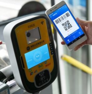 תשלום בתחבורה בעזרת QR קוד