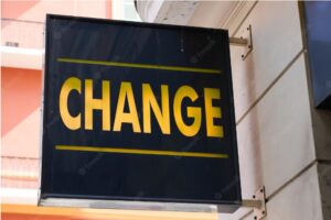 החלפת מטבע בצ'יינג' Change(Exchange)